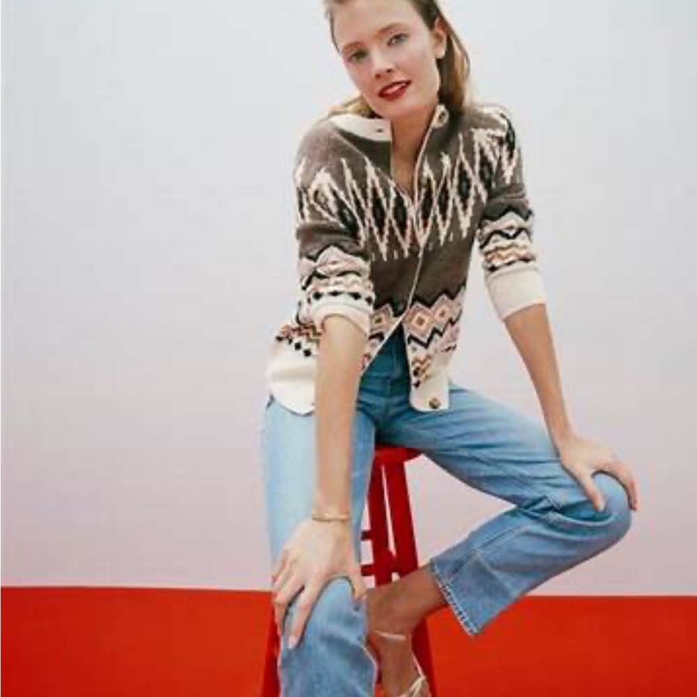J Crew Fair Isle Cardigan
